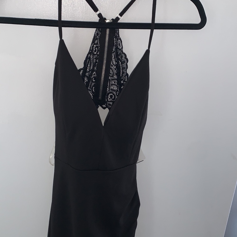 Brand new long black dress.(Beautiful back design) - Picture 1 of 5